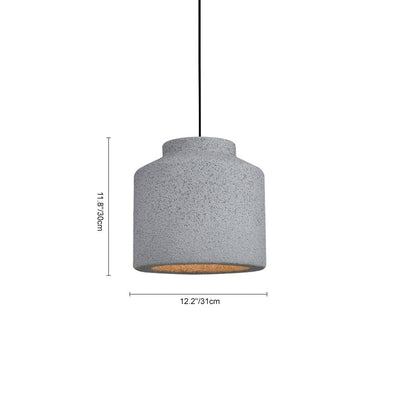 Nordic Aardewerken Pot Stijl Cilinder Hanglamp