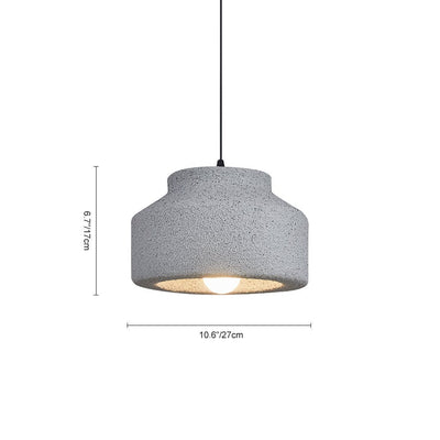 Nordic Aardewerken Pot Stijl Drum Hanglamp