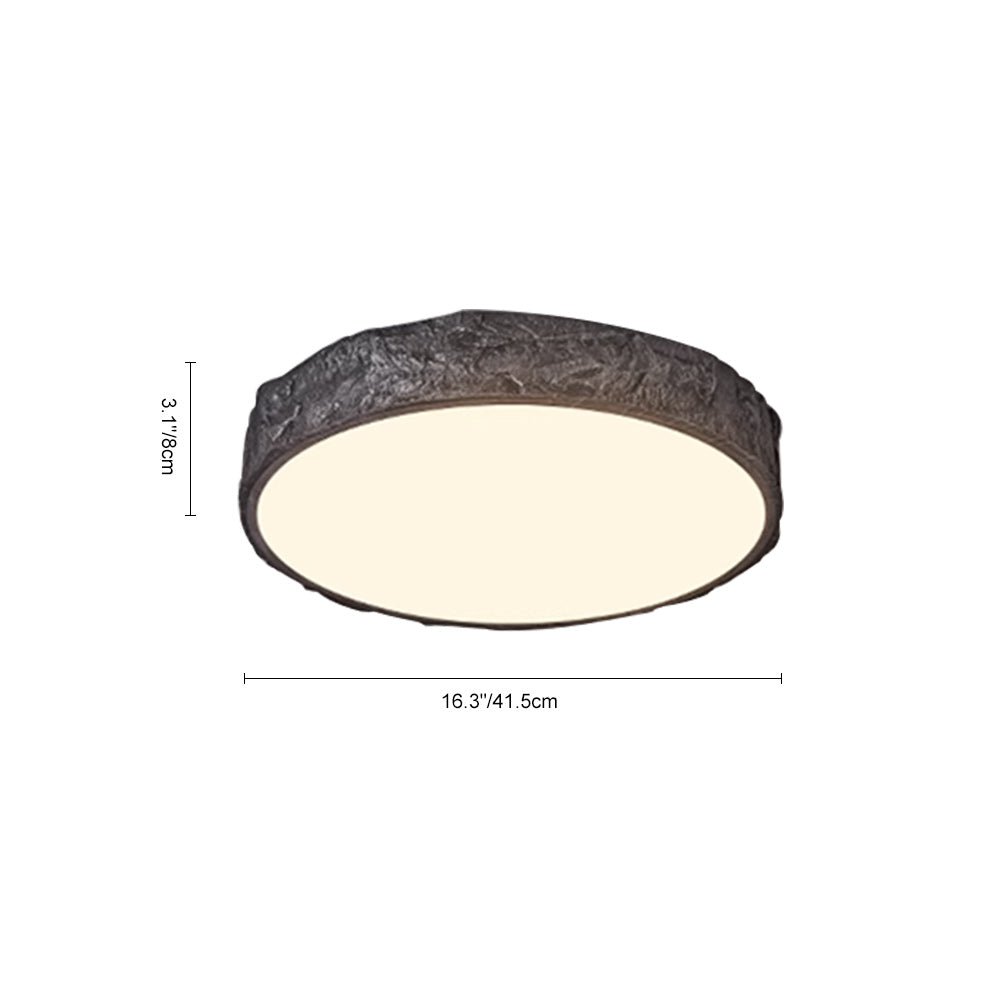 Nordic LED Steen Rock Design Flush Mount