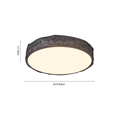 Nordic LED Steen Rock Design Flush Mount