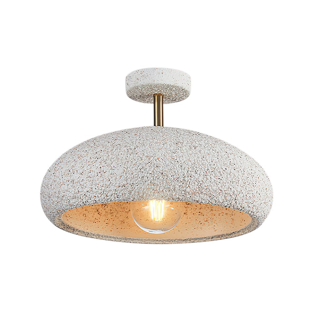 Nordic Stone Style Gespatuleerd Semi Flush Mount