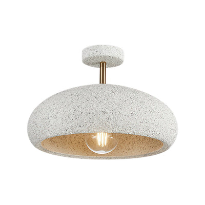 Nordic Stone Style Gespatuleerd Semi Flush Mount