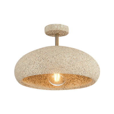 Nordic Stone Style Gespatuleerd Semi Flush Mount