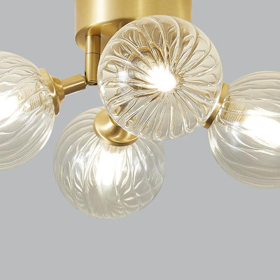 Retro Bubble Twined Arm Flush Mount Plafondlamp