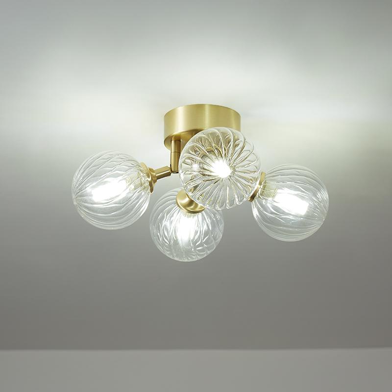 Retro Bubble Twined Arm Flush Mount Plafondlamp