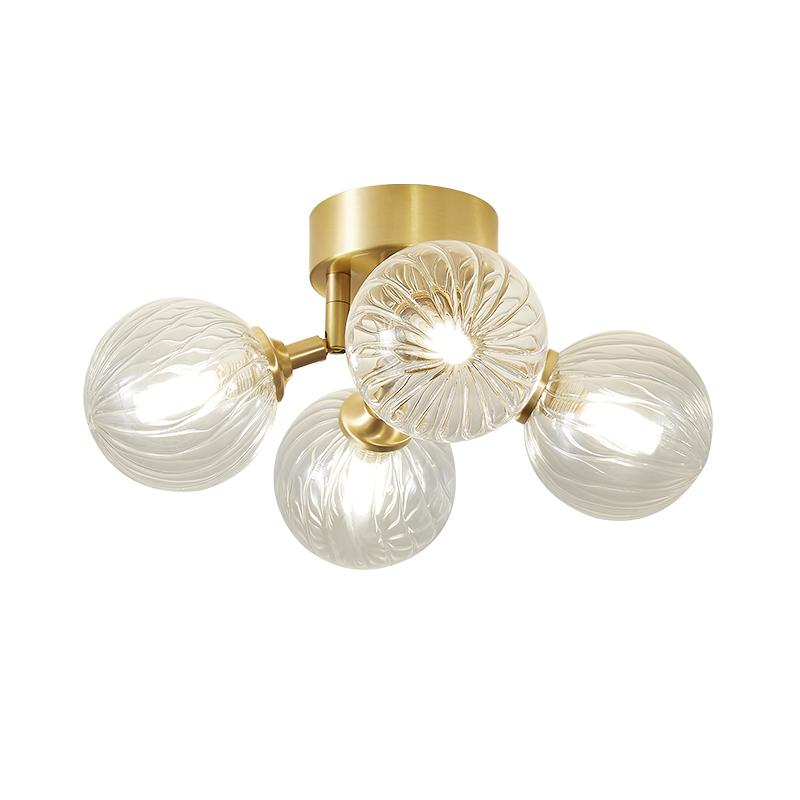 Retro Bubble Twined Arm Flush Mount Plafondlamp