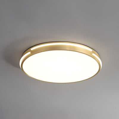 Ronde LED Plafondlamp Goud