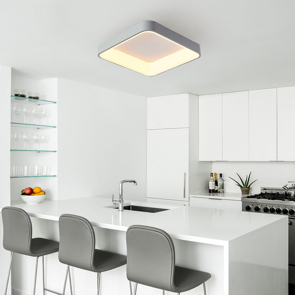 Scandinavische Acryl Plafond LED Vierkante Flush Mount