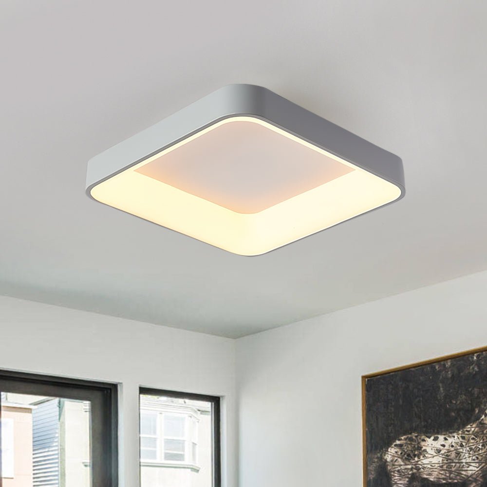 Scandinavische Acryl Plafond LED Vierkante Flush Mount