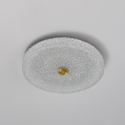 Sparkle Glass LED Flush Mount