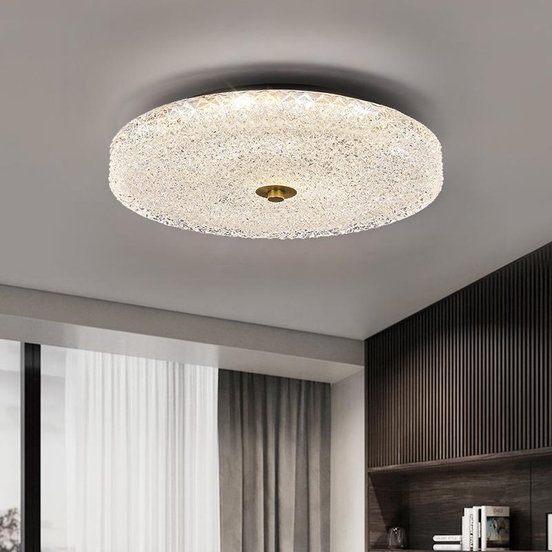 Sparkle Glass LED Flush Mount