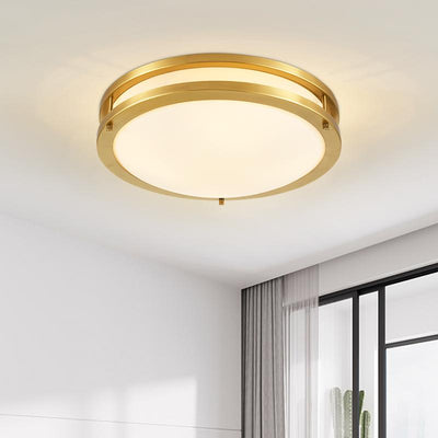 Twee-laagse Gouden Ronde LED Plafondlampen