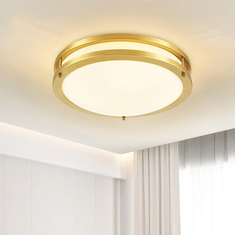 Twee-laagse Gouden Ronde LED Plafondlampen