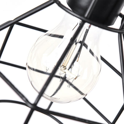 Vintage Cage 1 - Licht Enkel Geometrisch Hanglamp