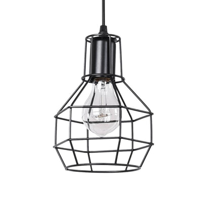 Vintage Cage 1 - Licht Enkel Geometrisch Hanglamp