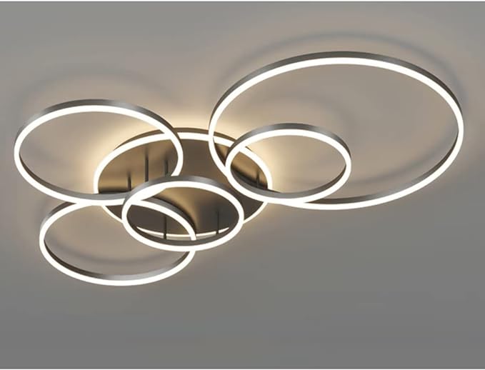 Ringy | Moderne Plafondlamp Zwart