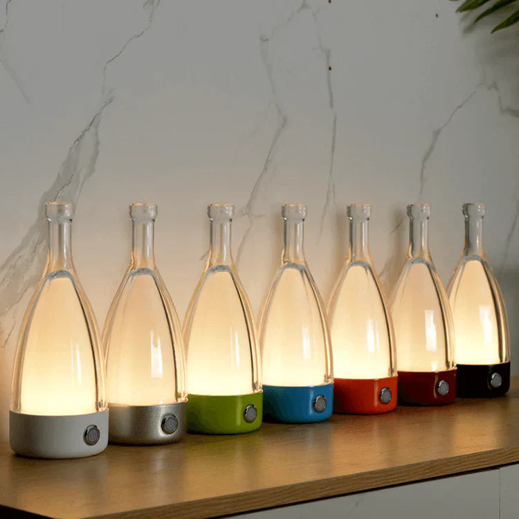 BottleLight Nachtlampe – Stimmungsvolle Beleuchtung mit Weinflaschen-Design